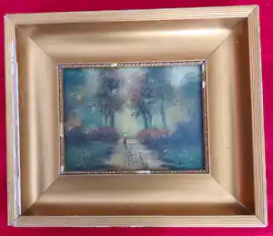 Hendrik Jan ten Cate - Dame op bospad verkocht voor € 60!