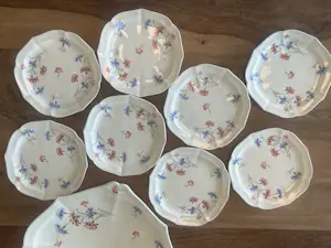 Societe Ceramique - Serveerset - 1939 - 1 grote en 8 kleine borden kopen? Bied vanaf 50!