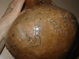 Onbekend - Handgemaakte geglazuurde kruik Peruaanse Face Jug van klei kopen? Bied vanaf 50!