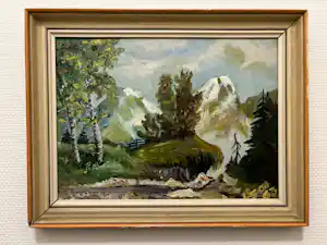 Onbekend - Olieverfschilderij - Hand gesigneerd - 1963 kopen? Bied vanaf 20!