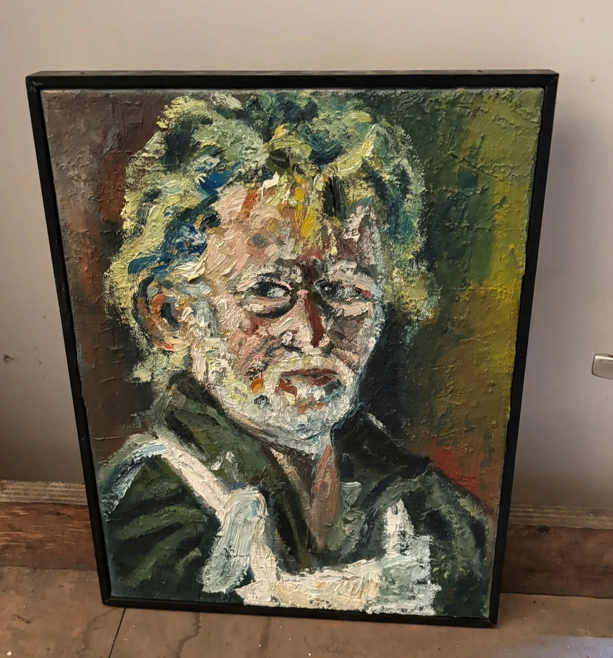 Rinus Blomsteel - Zelfportret kopen? Bied vanaf 80!