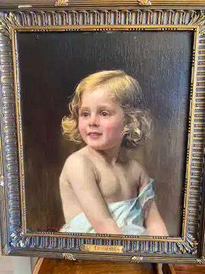 Jef Leempoels - Kinderportret kopen? Bied vanaf 500!