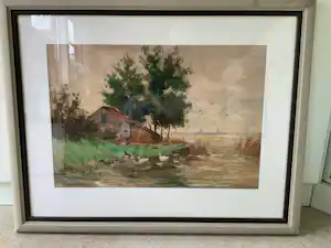 Anton Dirckx - Hollands waterlandschap kopen? Bied vanaf 200!