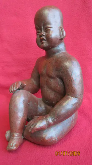 Onbekend - Zittende figuur. kopen? Bied vanaf 50!