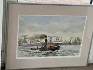 Jan Hoogendoorn - Havengezicht Rotterdam kopen? Bied vanaf 40!