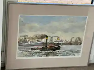 Jan Hoogendoorn - Havengezicht Rotterdam kopen? Bied vanaf 40!
