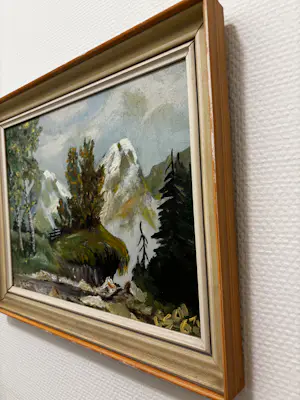 Onbekend - Olieverfschilderij - Hand gesigneerd - 1963 kopen? Bied vanaf 20!