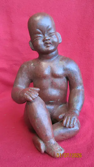 Onbekend - Zittende figuur. kopen? Bied vanaf 50!