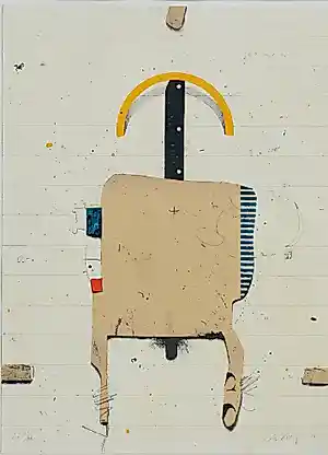 Cole Morgan - Ingelijste litho; zonder titel - 1992 kopen? Bied vanaf 200!