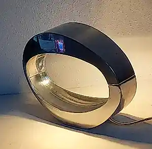 Philips - Originele design tafellamp, blank "naturel" aluminium kopen? Bied vanaf 49!