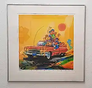 Ad Verstijnen - Cadillac Ad Verstijnen zeefdruk kopen? Bied vanaf 125!