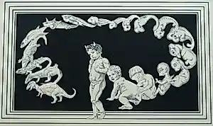 Robert Hallatu - Ingelijste inkttekening , ‘Kringloop…’ – 1978 – Lijst, 49 x 64 cm. kopen? Bied vanaf 100!
