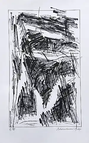Jan Schoonhoven - minimalistische zeefdruk - 1987 - oplage B/Z kopen? Bied vanaf 250!