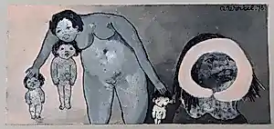 Ans Wortel - Gouache zonder titel kopen? Bied vanaf 175!