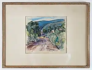 Ruurd Elzer - Zuidelijk landschap met kind kopen? Bied vanaf 250!