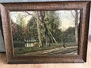 Bernard Ferdinand Hoppe - Landschap met bomen en water kopen? Bied vanaf 100!