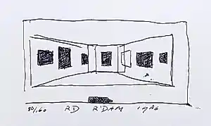 René Daniëls - Vlinderstrik interieur, gemengde techniek (unica) kopen? Bied vanaf 450!