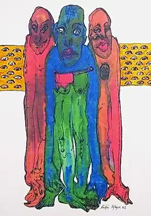 Ruben Maya - Zonder titel (Figuren), 2002 kopen? Bied vanaf 250!