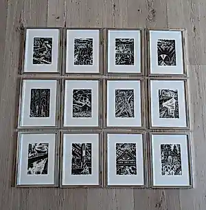 Frans Masereel - 12 houtsnedes - Mijn Land kopen? Bied vanaf 180!