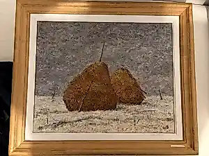 Gabrel Baban - Căpite pe câmpul niius” (of vergelijkbare Roemeense term voor hooibergen/hooi... kopen? Bied vanaf 100!