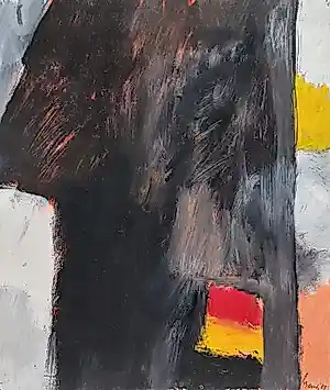 Eugène Brands - The night; a secret - gouache (1967) kopen? Bied vanaf 1100!
