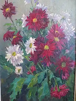 Frans Boers - Bloeiende Asters kopen? Bied vanaf 130!