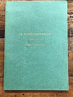 Dirk Hidde Nijland - De Zuiderzeewerken een schetsboek - 1932 - kopen? Bied vanaf 40!