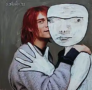 Sebastian Bieniek - “Ghost Rider No. 50” (Kurt Cobain) kopen? Bied vanaf 300!