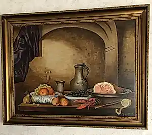 Govert Rombout - Monumentaal Pronkstilleven – Olieverf op Doek – G. Rombout (90x110 cm) kopen? Bied vanaf 50!
