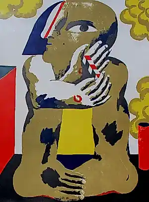 Horst Antes - Ingelijste litho kopen? Bied vanaf 325!