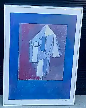Eric Claus - Ingelijste cristal druk: Pierrot(Commedia dell 'arte ) 1999 kopen? Bied vanaf 75!