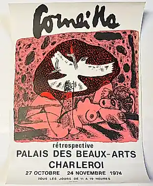 Corneille - Lithografie Charleroi 1974 (Donkersloot n°398) kopen? Bied vanaf 130!
