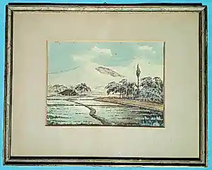 Anton Huang - (1935-1984) AQUAREL ANTON KUSTIA WIDJAJA NEDERLANDS-INDIË GESIGNEERD IN LIJST RIJSTVELDEN kopen? Bied vanaf 49!