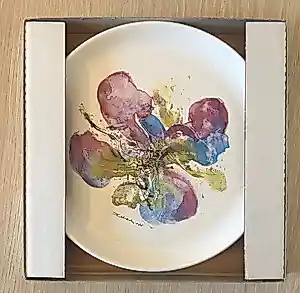 Zao Wou-Ki - Bord "de Orchidee", 1986 kopen? Bied vanaf 250!