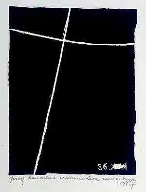Raoul De Keyser - Orval - Lino - Gesigneerd - 38,5x28,5 cm - 1987 kopen? Bied vanaf 1350!
