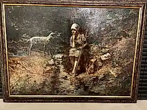 Jacques van Mourik - Meisje en hond aan de Beek (Plasmolen) kopen? Bied vanaf 6000!
