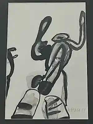 Jurjen de Haan - Langgerekte gestileerde figuur, 1999 kopen? Bied vanaf 60!
