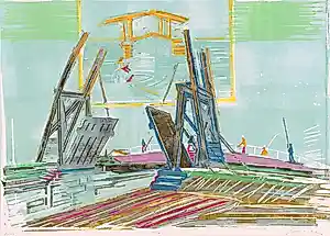 Luuk Scholten - Brug te Arles verkocht voor € 50!