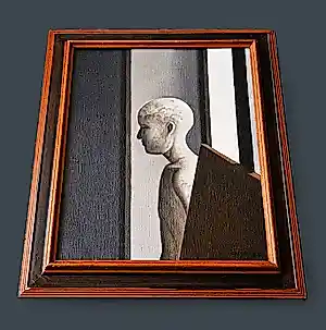 Armando Cairo - in 1983 geschilderd magisch realistisch olieverf - fraai ingelijst kopen? Bied vanaf 164!