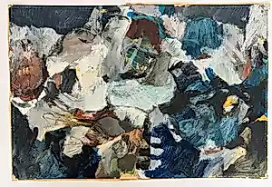 Wijnand van Schothorst - olieverf schilderij (1966) + tentoonstellingsaffiche (1969) kopen? Bied vanaf 75!