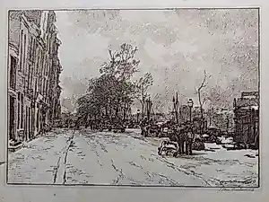 Johan Hendrik van Mastenbroek - Straatgezicht Rotterdam kopen? Bied vanaf 95!