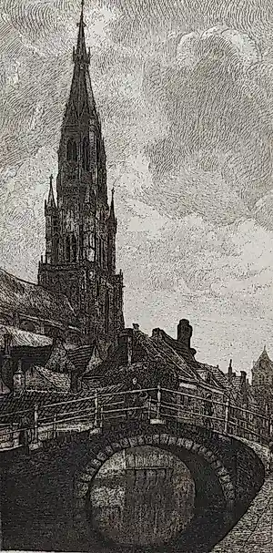 Johannes Graadt van Roggen - Delft, achter de Nieuwe Kerk kopen? Bied vanaf 60!