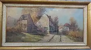 Gustave Pynaert - dorpslandschap kopen? Bied vanaf 45!