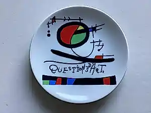 Joan Miro - Qüestions d’Art - schoteltje kopen? Bied vanaf 35!