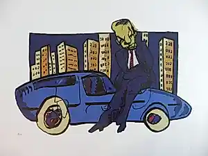 Herman Brood - Kleurenzeefdruk SHARPLY DRESSED Handgesigneerd kopen? Bied vanaf 425!