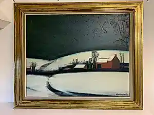 Ludo Laagland - Winterlandschap kopen? Bied vanaf 200!