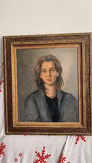 Theo Swagemakers - 'Portret van Loutje Dobbelmann', 1985,uit museumcollectie kopen? Bied vanaf 250!