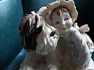 Giuseppe Armani - My best friend: schapenhond- biscuit porselein-Capodimonte kopen? Bied vanaf 45!
