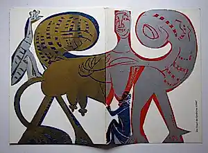 Helmut Andreas Paul Grieshaber - ENGEL DER GESCHICHTE 8 . " DER HELLAS ENGEL " 1967 kopen? Bied vanaf 200!