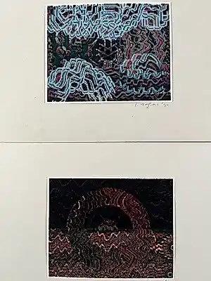 Shinkichi Tajiri - Twee unieke computerprints kopen? Bied vanaf 200!